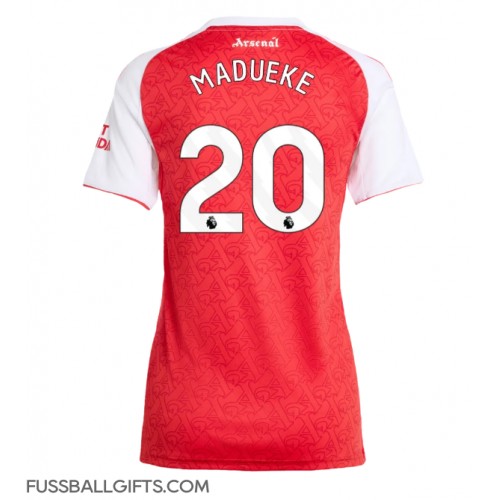 Arsenal Noni Madueke #20 Fußballbekleidung Heimtrikot Damen 2025-26 Kurzarm
